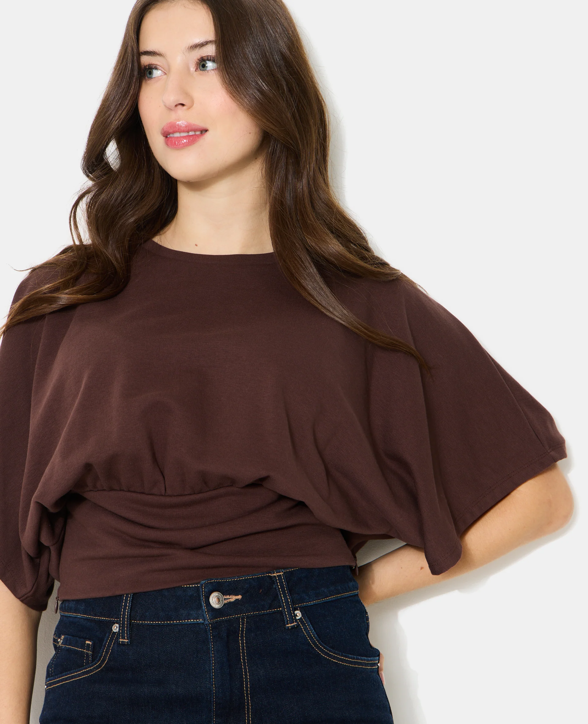 Sweat manches courtes chauve-souris