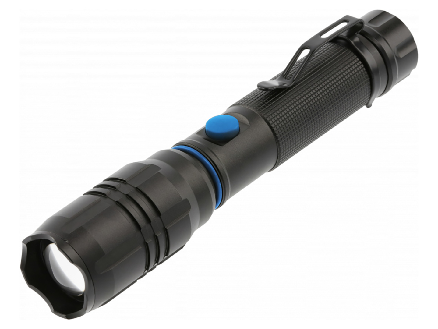 Latarka LED aluminiowa czarna