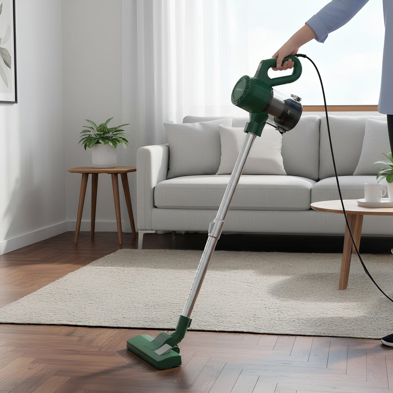 Scopa ciclonica filo, 600 W verde