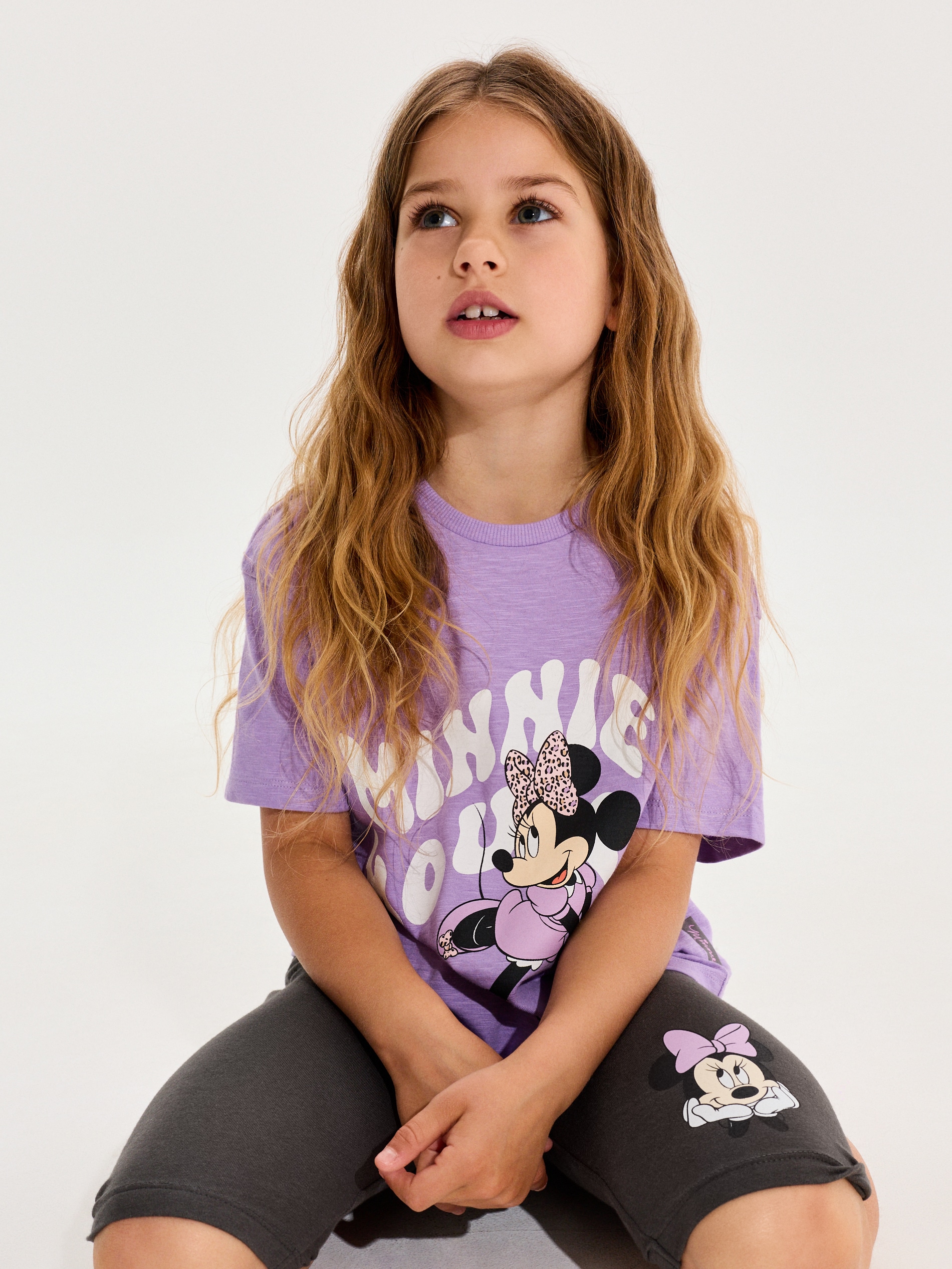 Bawełniana piżama dwuczęściowa z nadrukiem Minnie Mouse