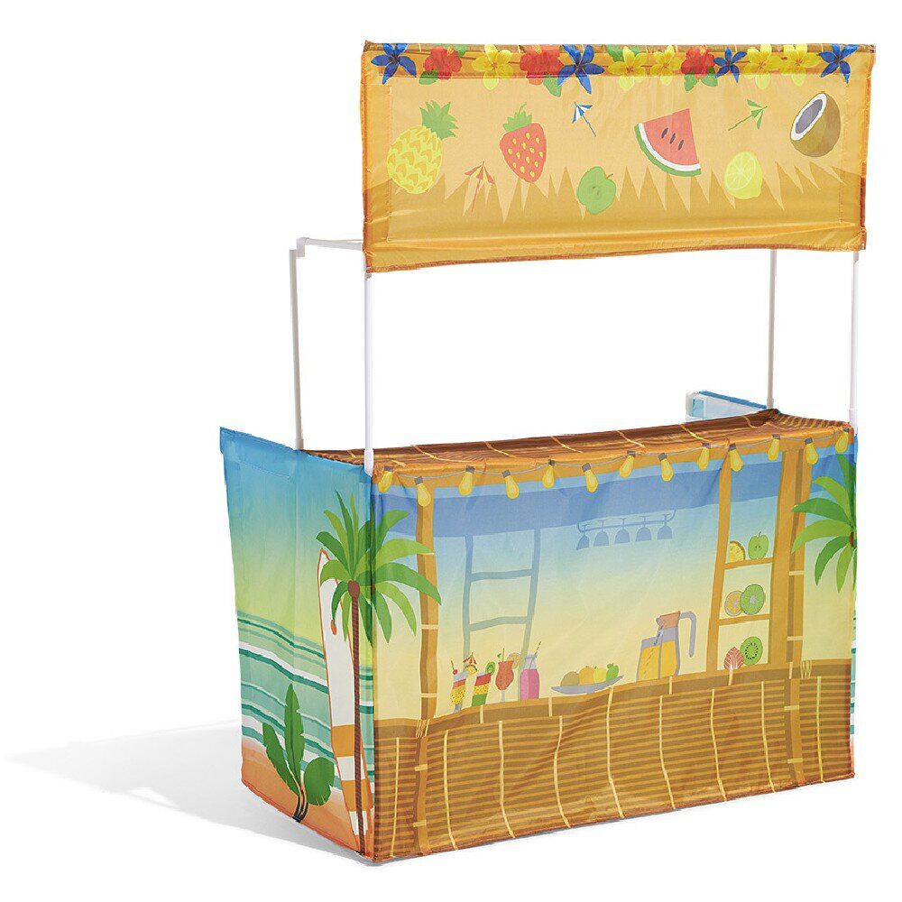 Kiosque fruit exotique pour enfant vert et marron