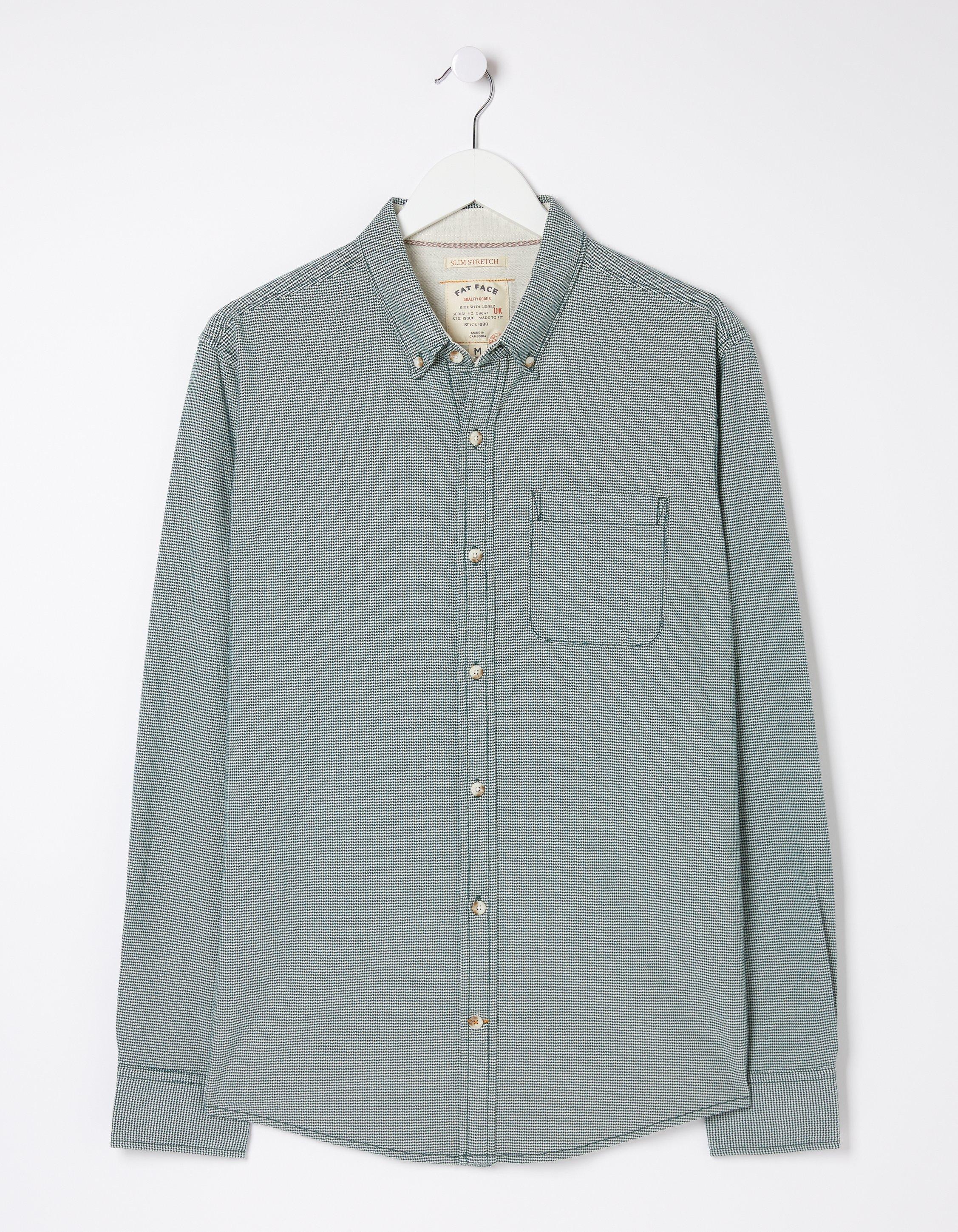Slim Hove Micro Check Shirt