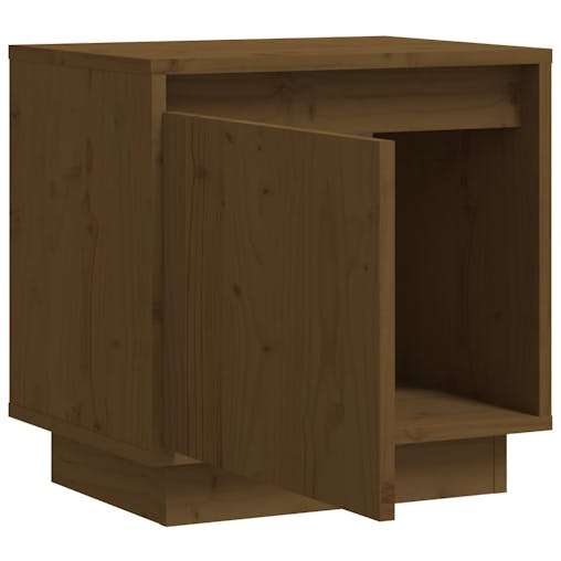 NNEVL Bedside Cabinets 2 pcs Honey Brown 40x30x40 cm Solid Wood Pine