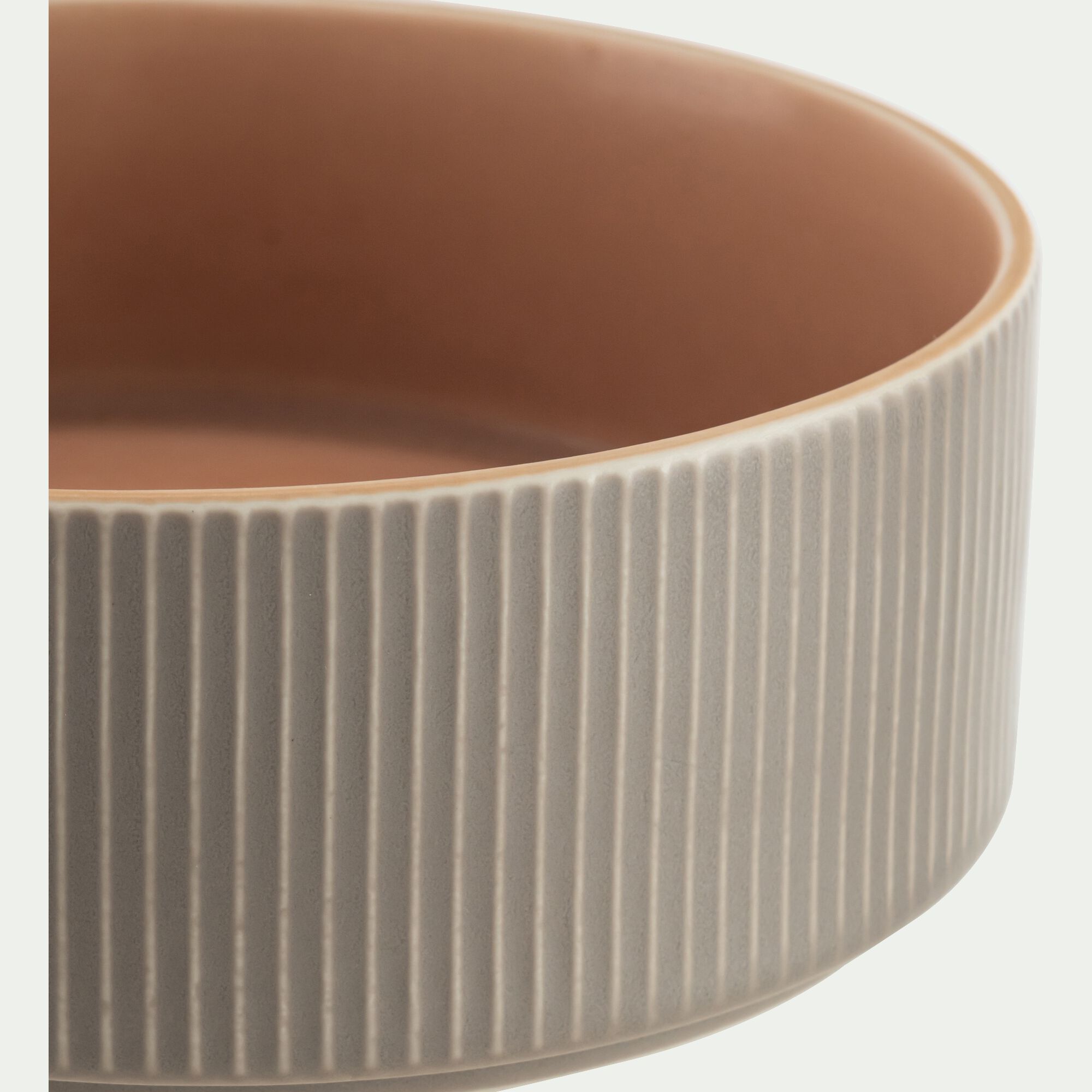 SIENNA - Bol en grès D16,5cm - brun