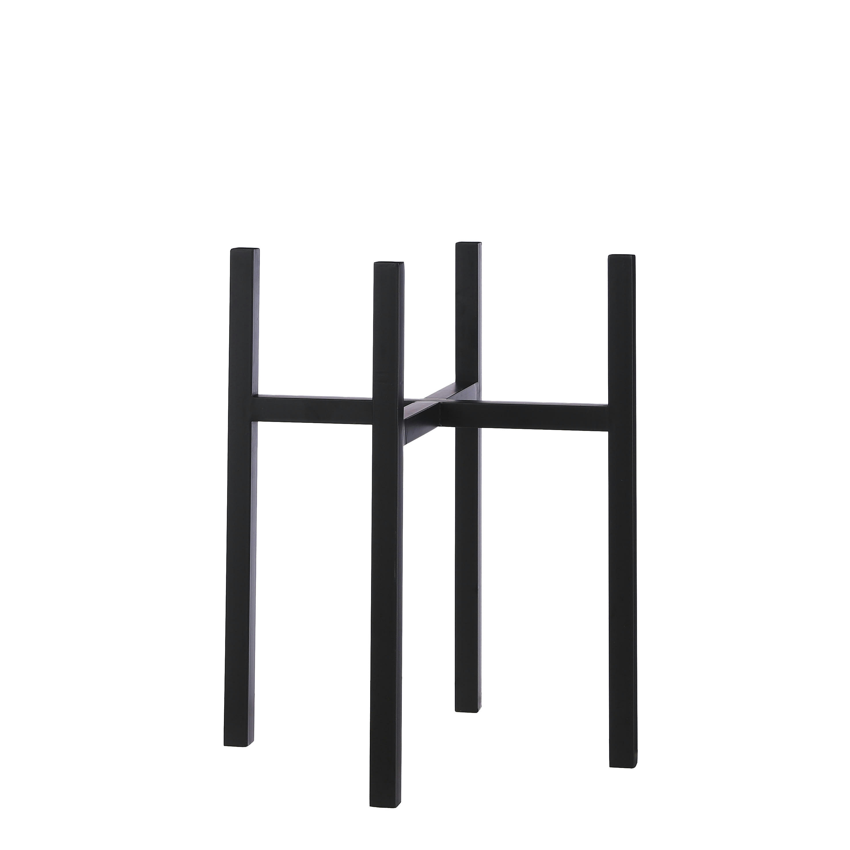 ASCOT - Porte-plante en métal noir H50