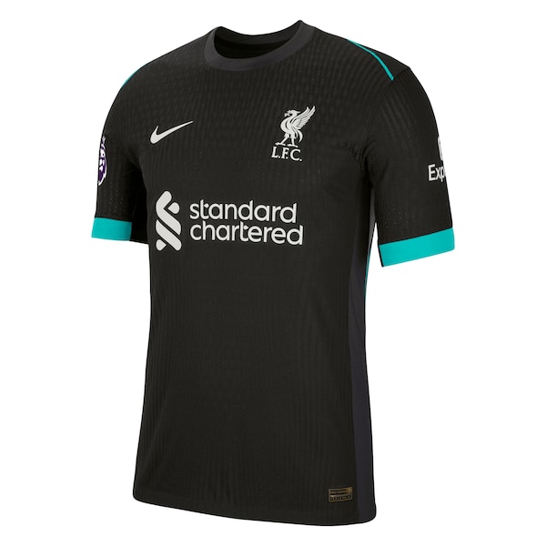 Liverpool Nike 2024/25 Away Authentic Blank Patch Jersey - Forest Green