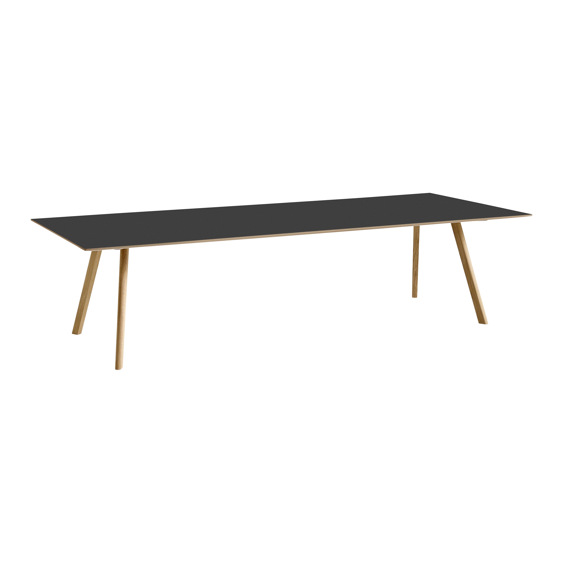 HAY CPH30 2.0 Eettafel - Eikenhout frame Black linoleum