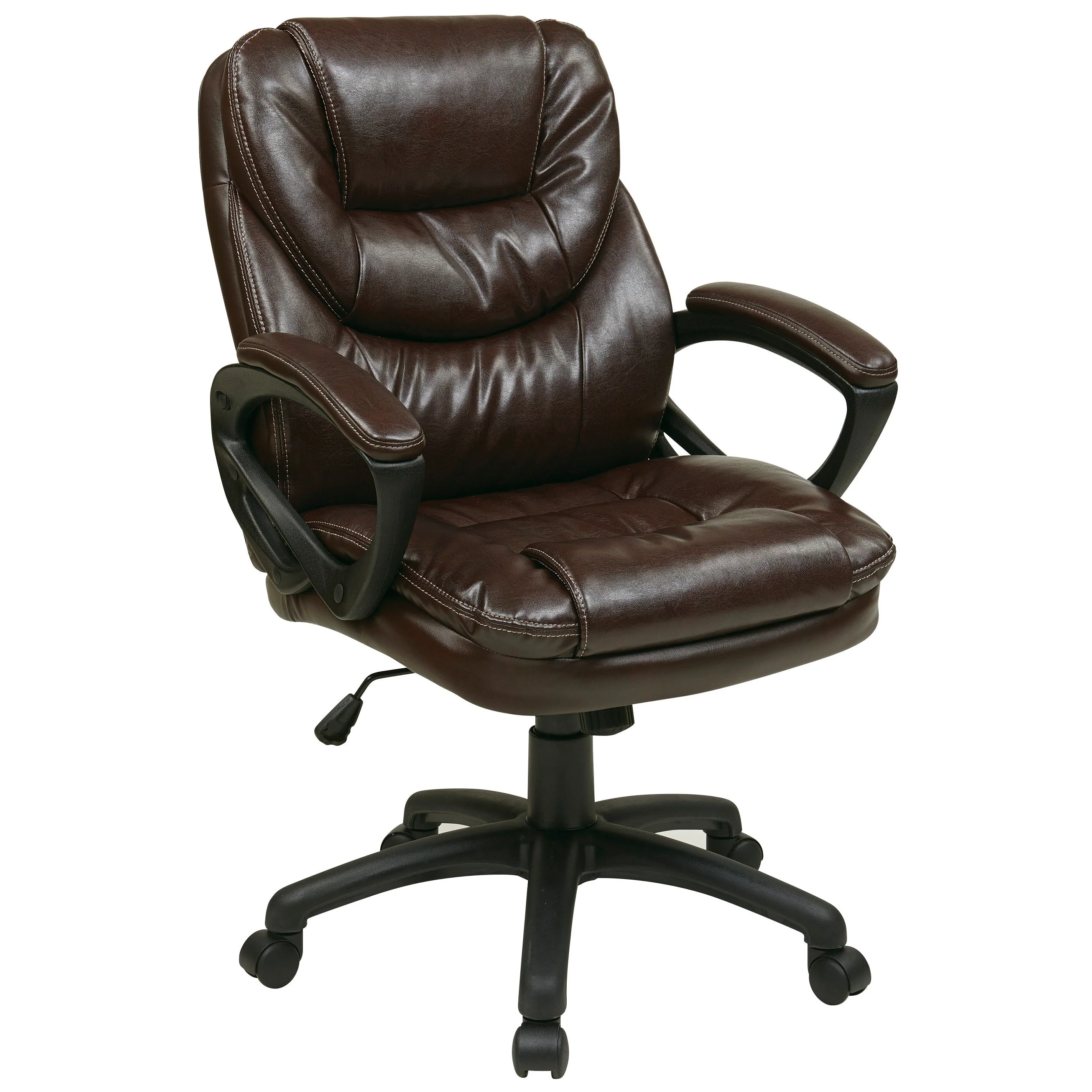 Office Star Faux Leather Managers Chair