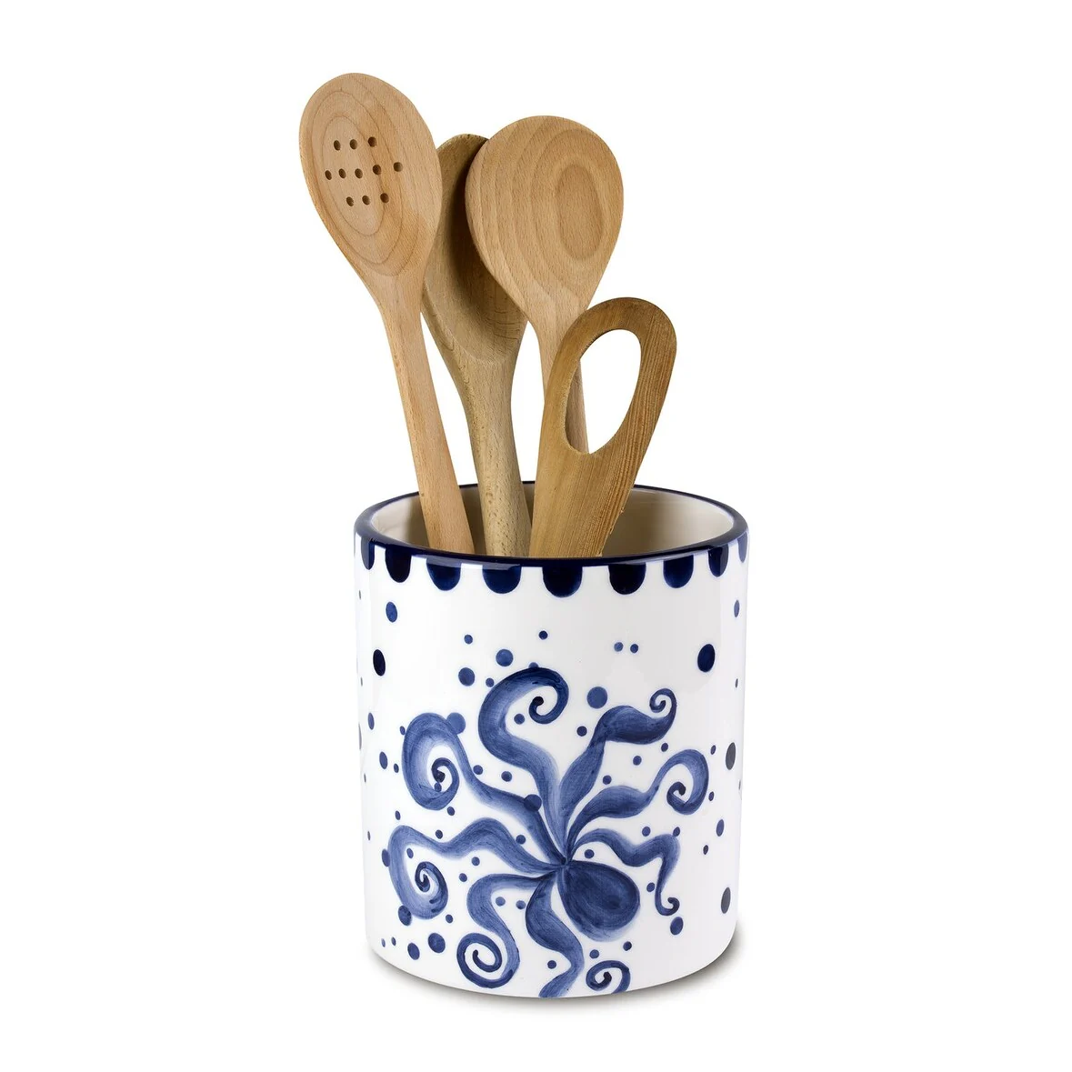 Euro Ceramica Octopus Utensil Holder - Utensil is not included