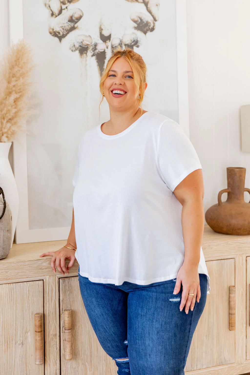 Jayden Tee in White