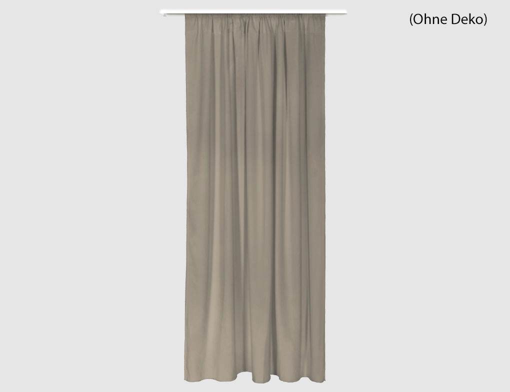 Schal mit Band Tore Taupe