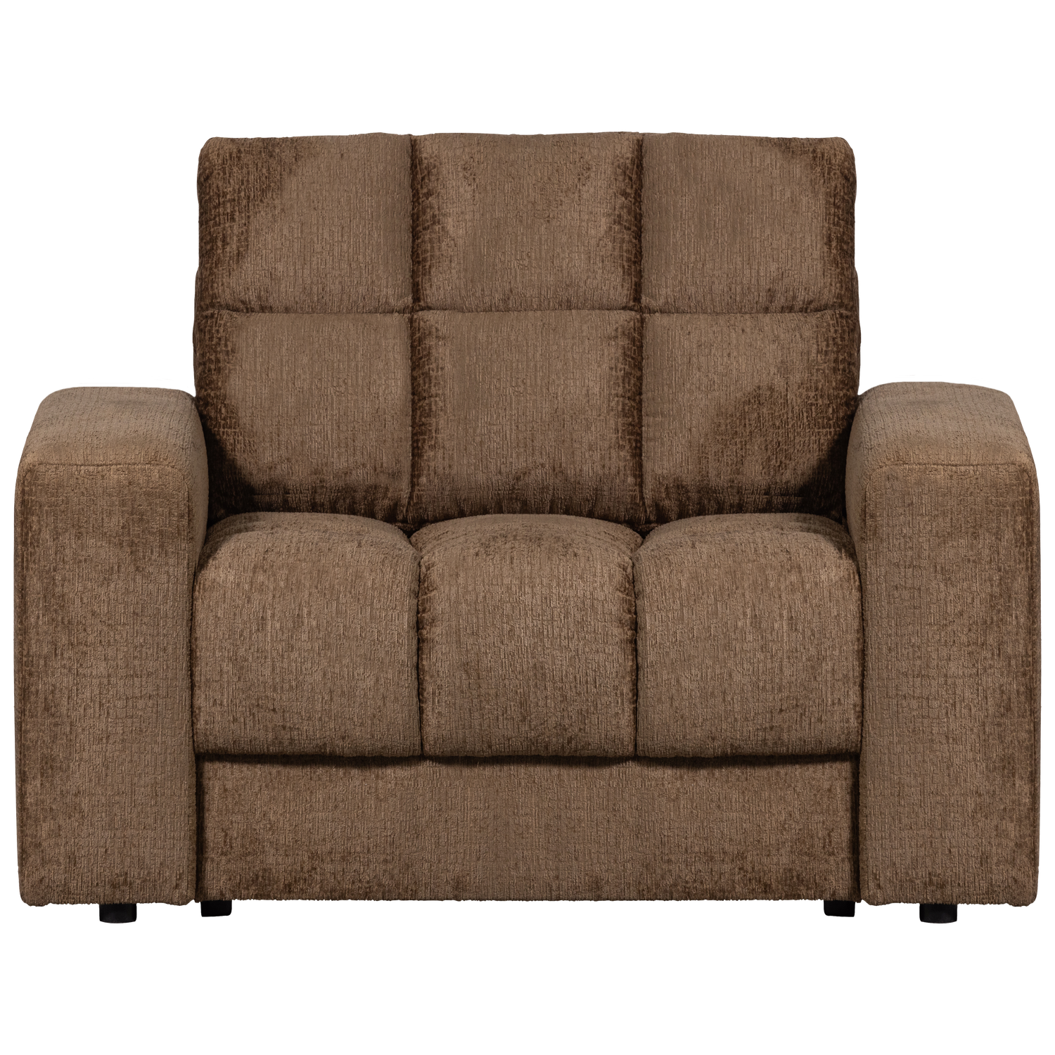 WOOOD fauteuil Second Date - Structure Velvet - Brass - 78x103x99
