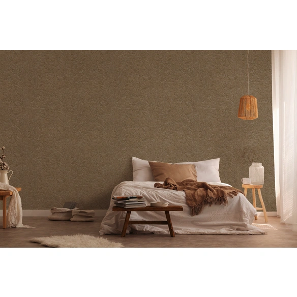 Vliestapete, BxL: 53 x 1005 cm, braun