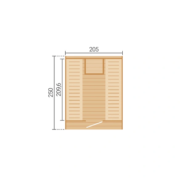 Saunahaus »Laadi 3«, 9.0 Kompakt, Thermo