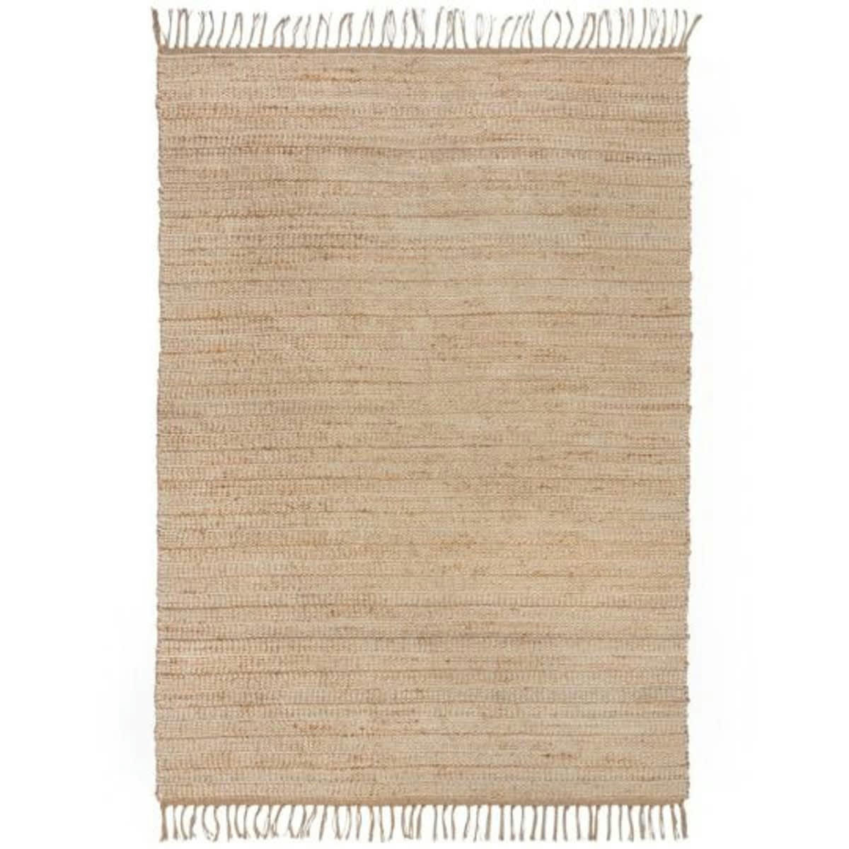 DESI - Tapis moderne en jute beige 120x170 cm