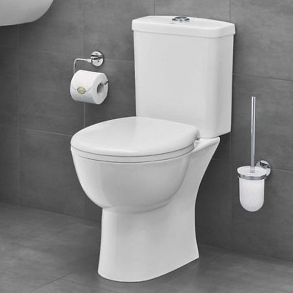 PACK WC à poser GROHE Bau Ceramic   Tabouret physiologique plastique Blanc