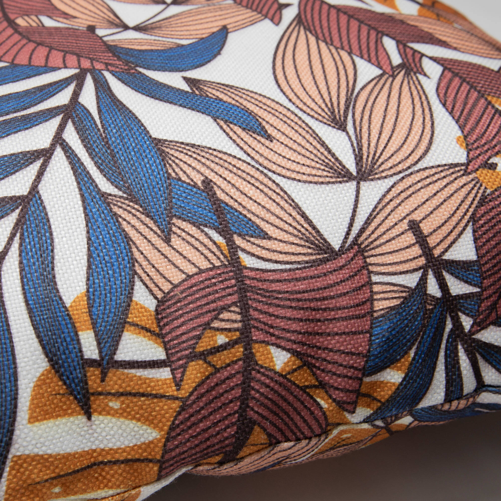 Coussin carré inspiration jungle