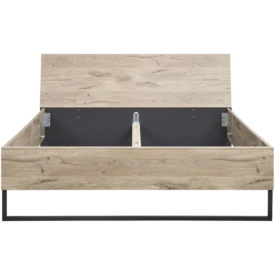 Bed Dex - eikenkleur - 160x200 cm