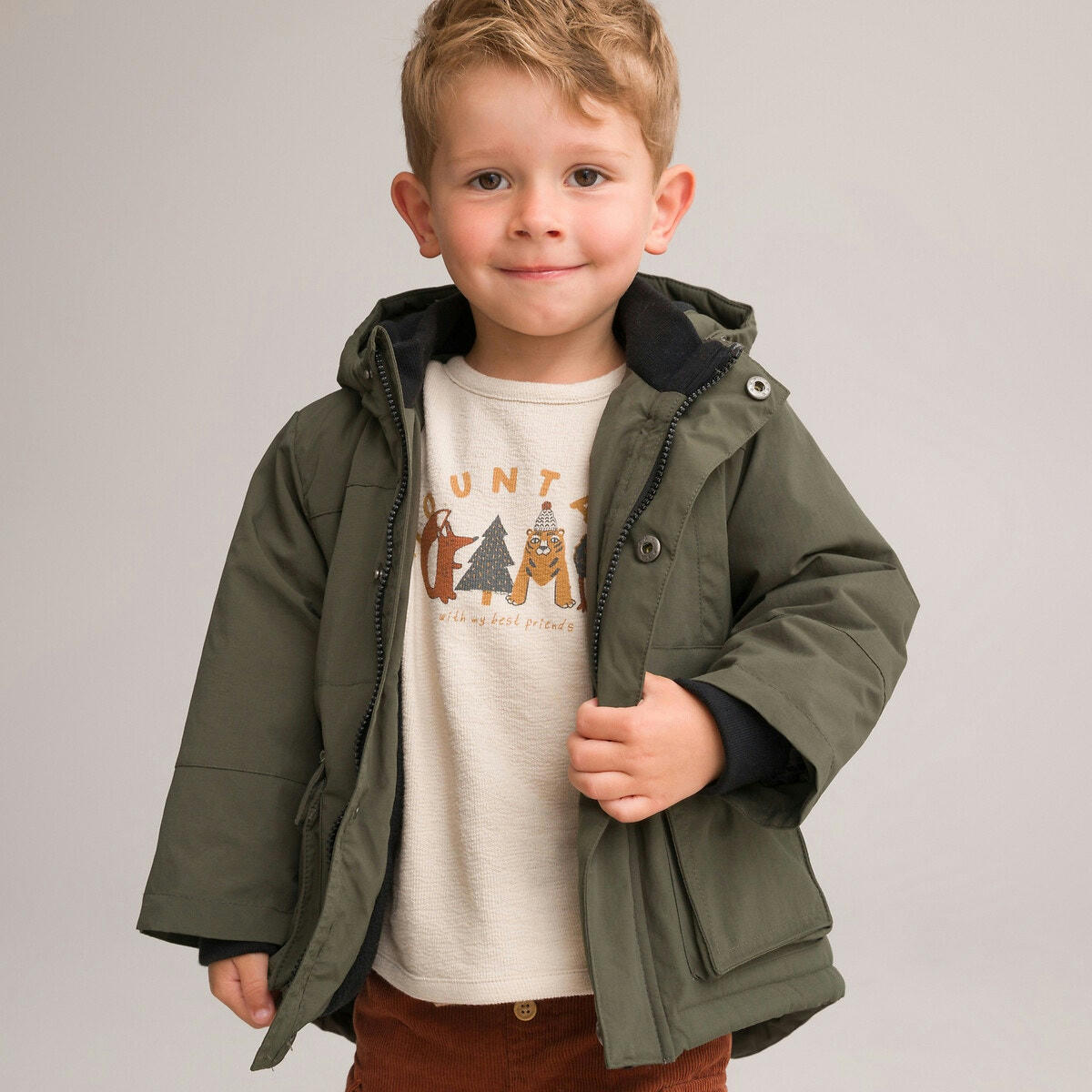 Parka chaude à capuche