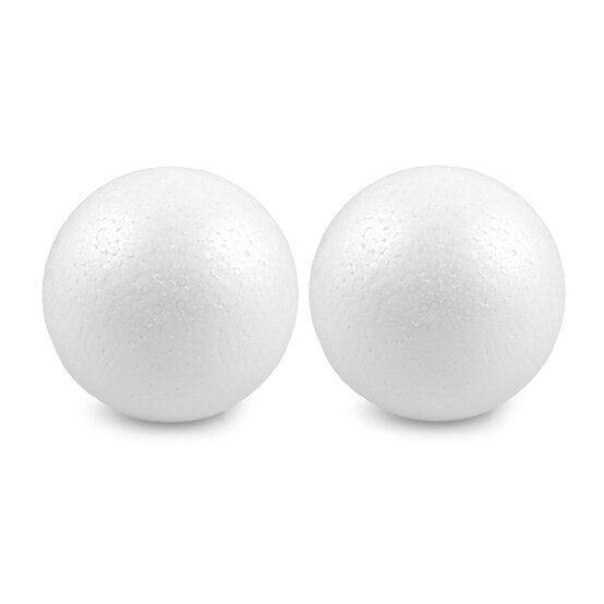 Polystyrene Balls 12cm 2 Pack
