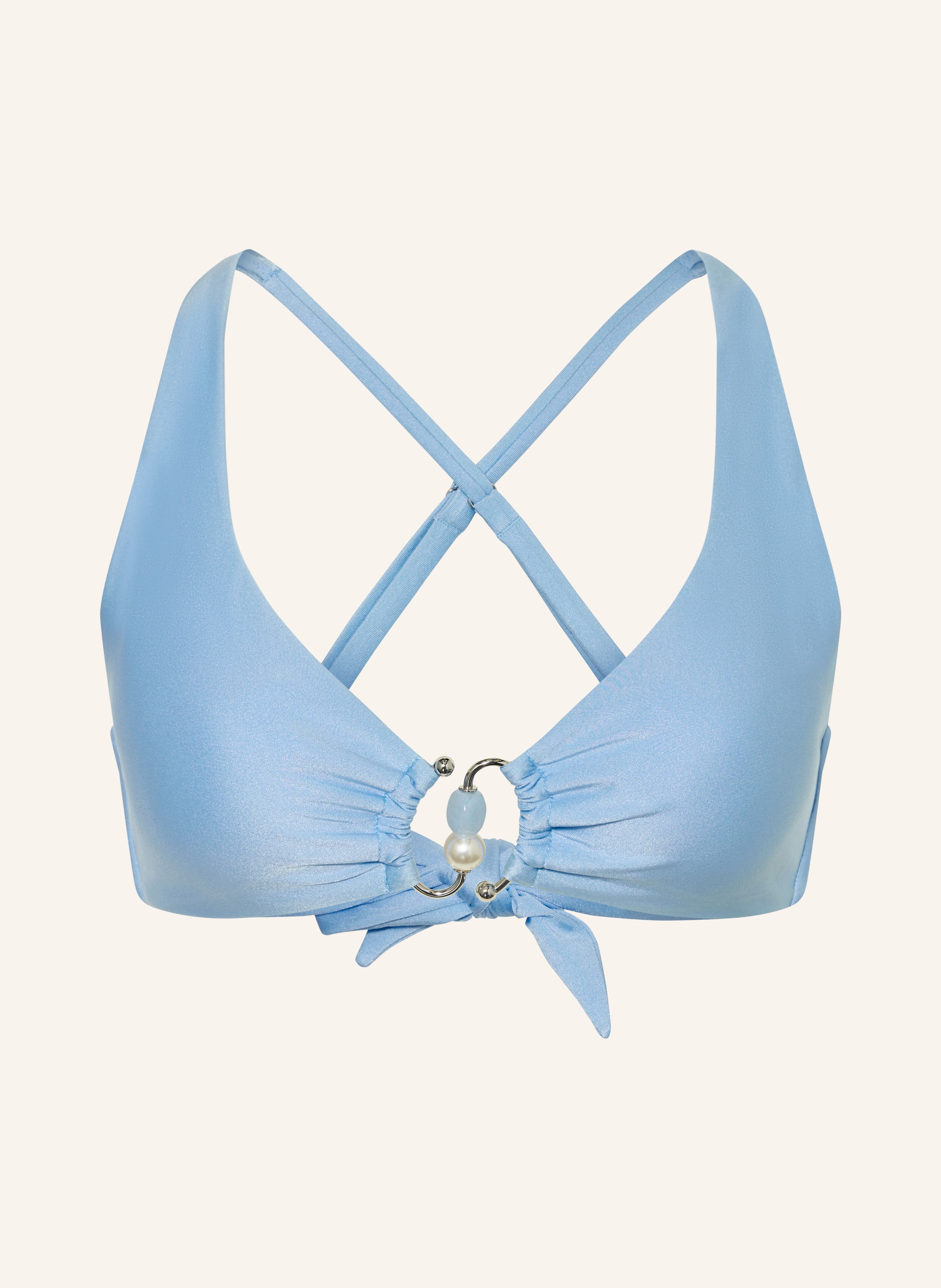 SEAFOLLY Bralette-Bikini-Top PALERMO mit Schmuckperlen