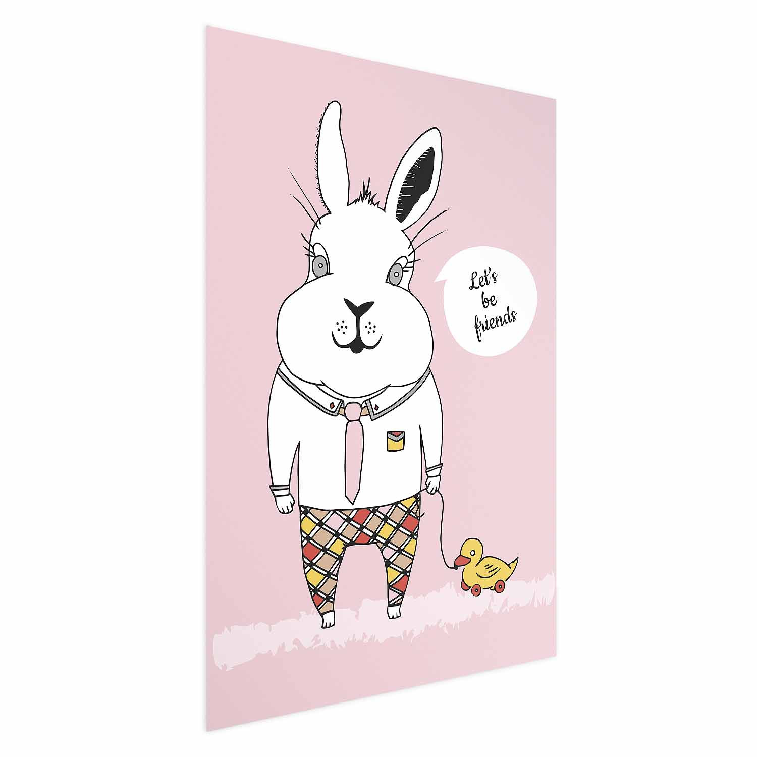 Plakat Przyjaciel królika 21x30 cm