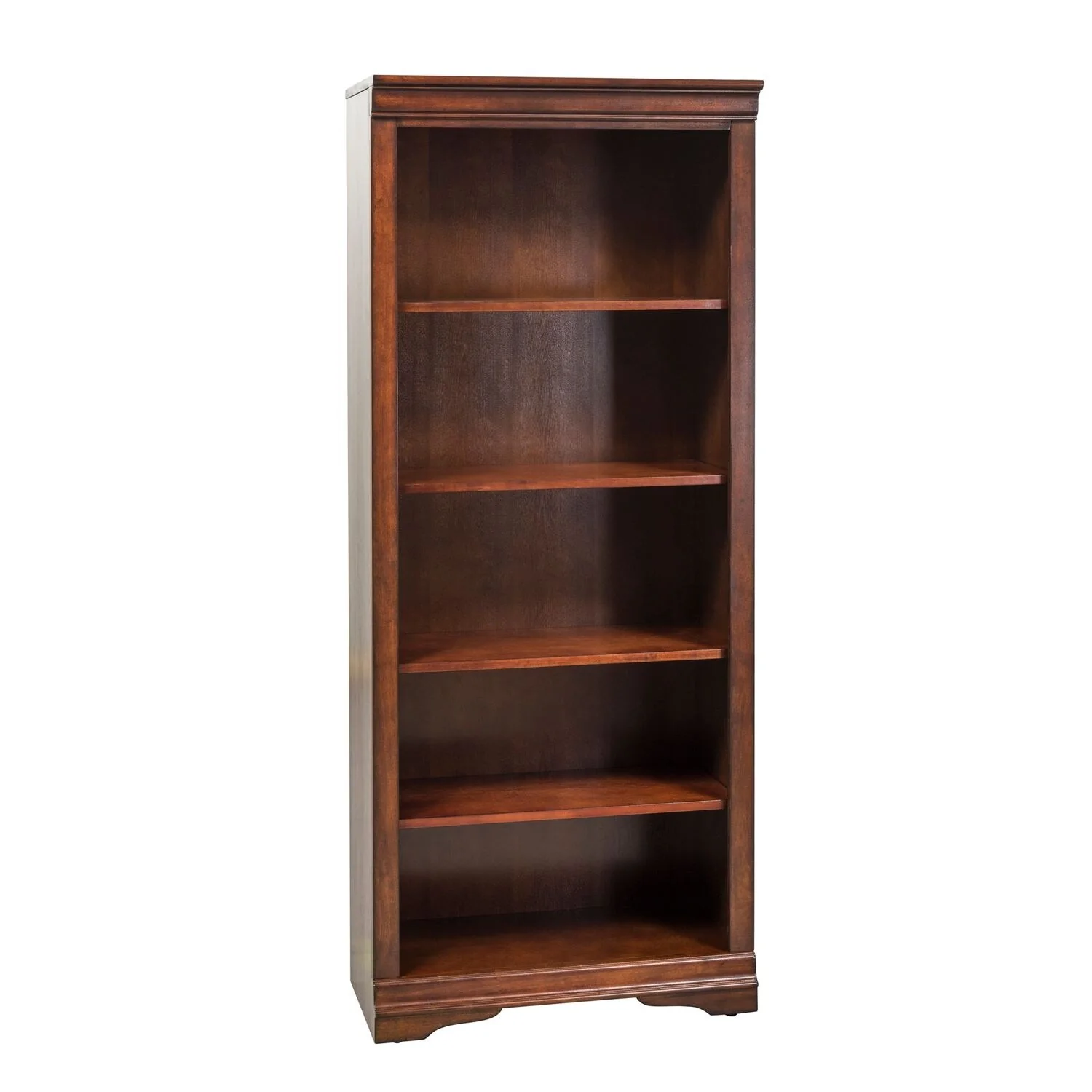 Brookview Rustic Cherry Open Bookcase
