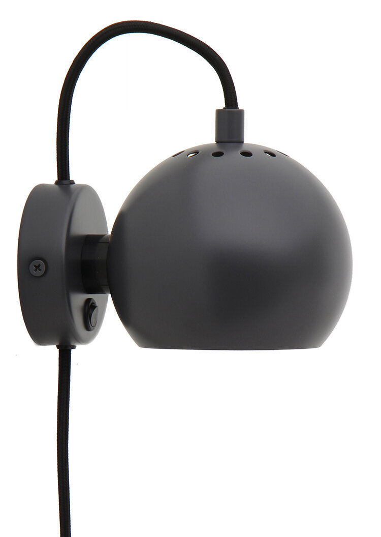 Frandsen Ball Magnet Wandlamp Donkergrijs