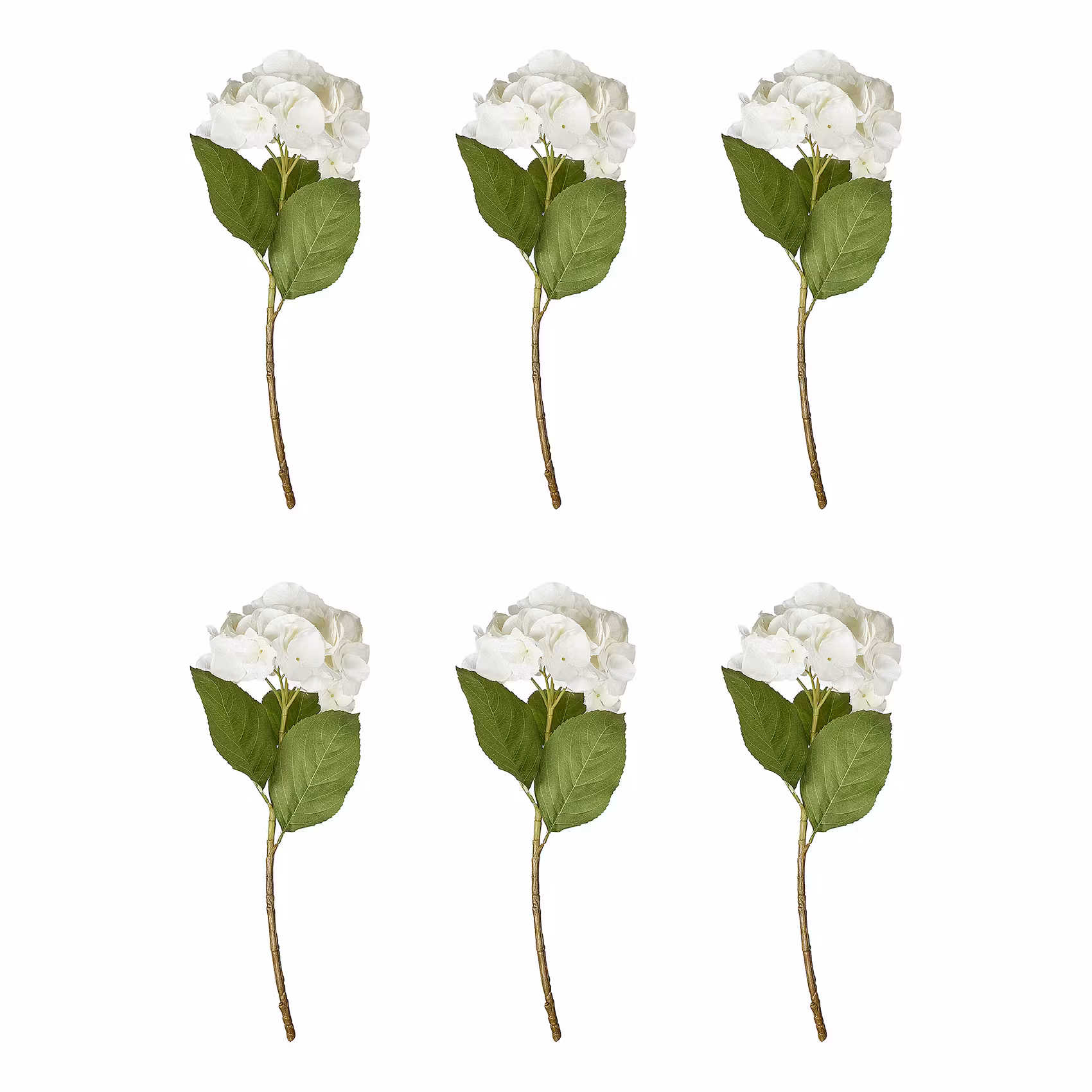 FLORISTA Kunstblume Hortensie 6er-Set