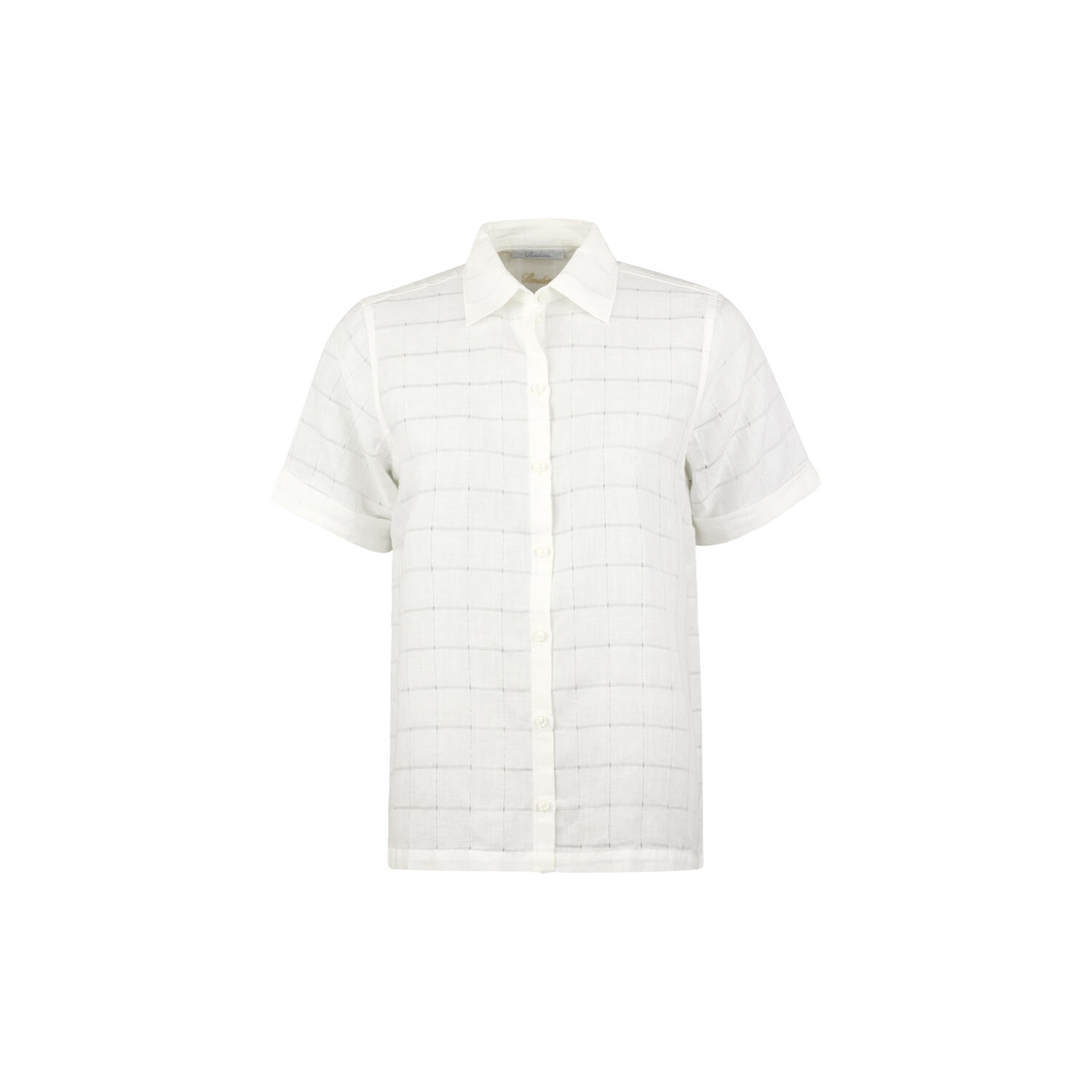 Lorraine Shirt, white check