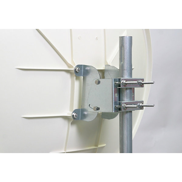 Parabole satellite fibre composite Blanche 75cm   BRIDES INOX Anti Corrosion HDSAT