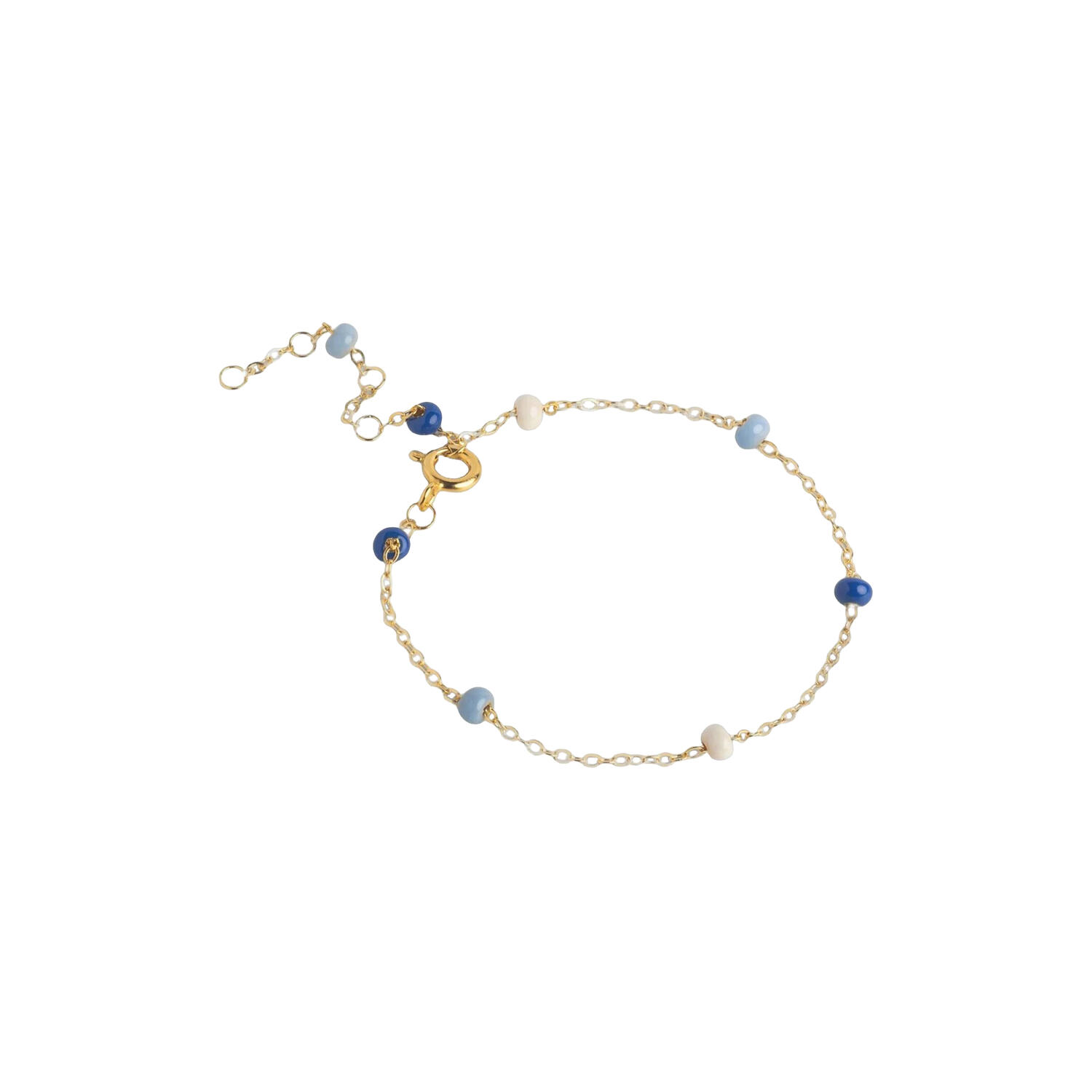 Lola Bold armb&aring;nd, guld/marine