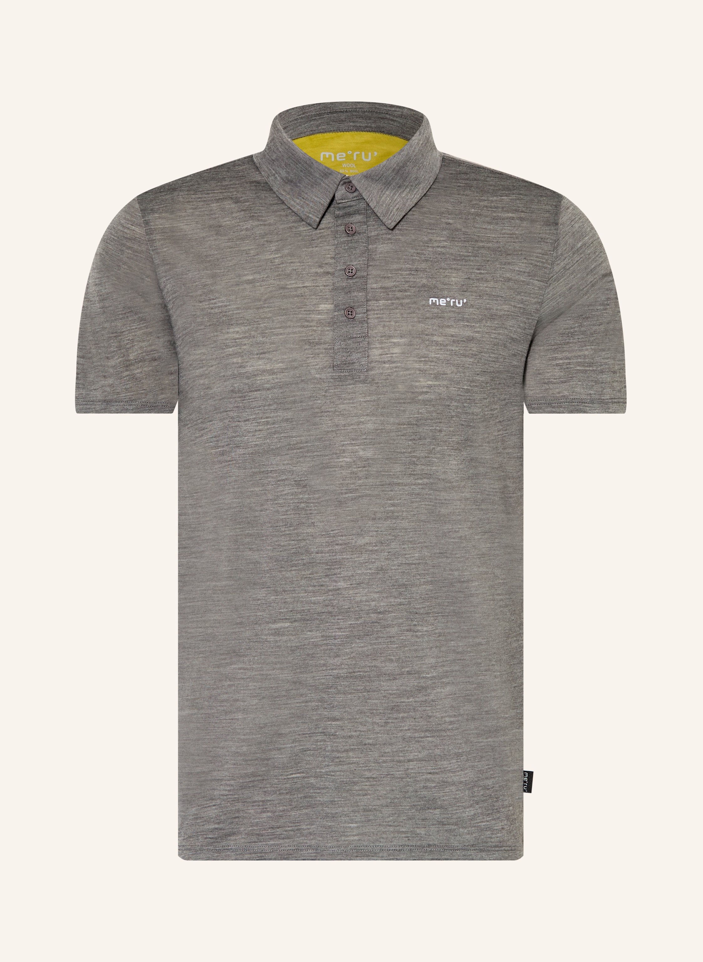 me°ru' Funktions-Poloshirt MONFORTE mit Merinowolle