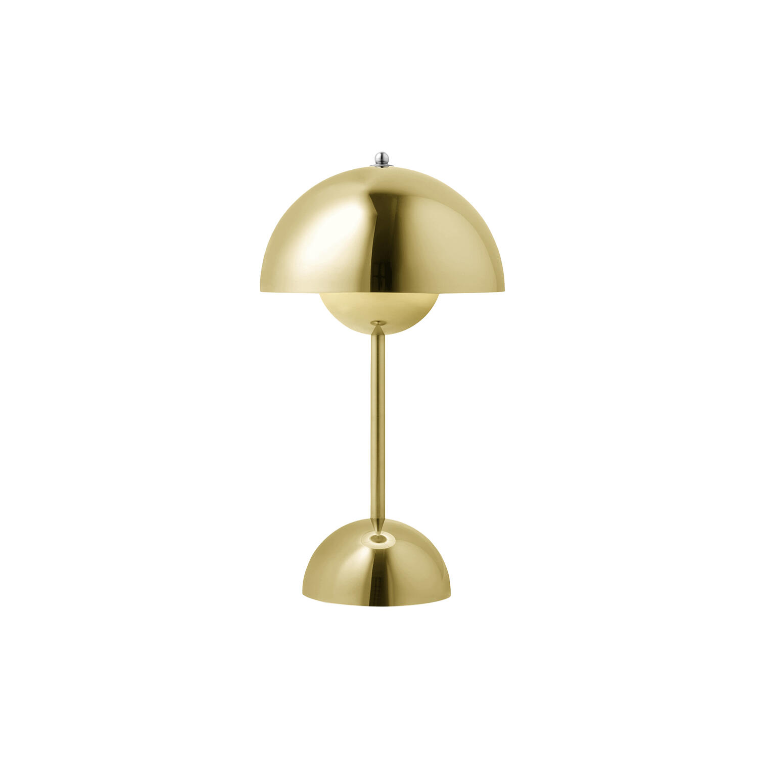Flowerpot VP9 Portable Table Lamp, brass-plated