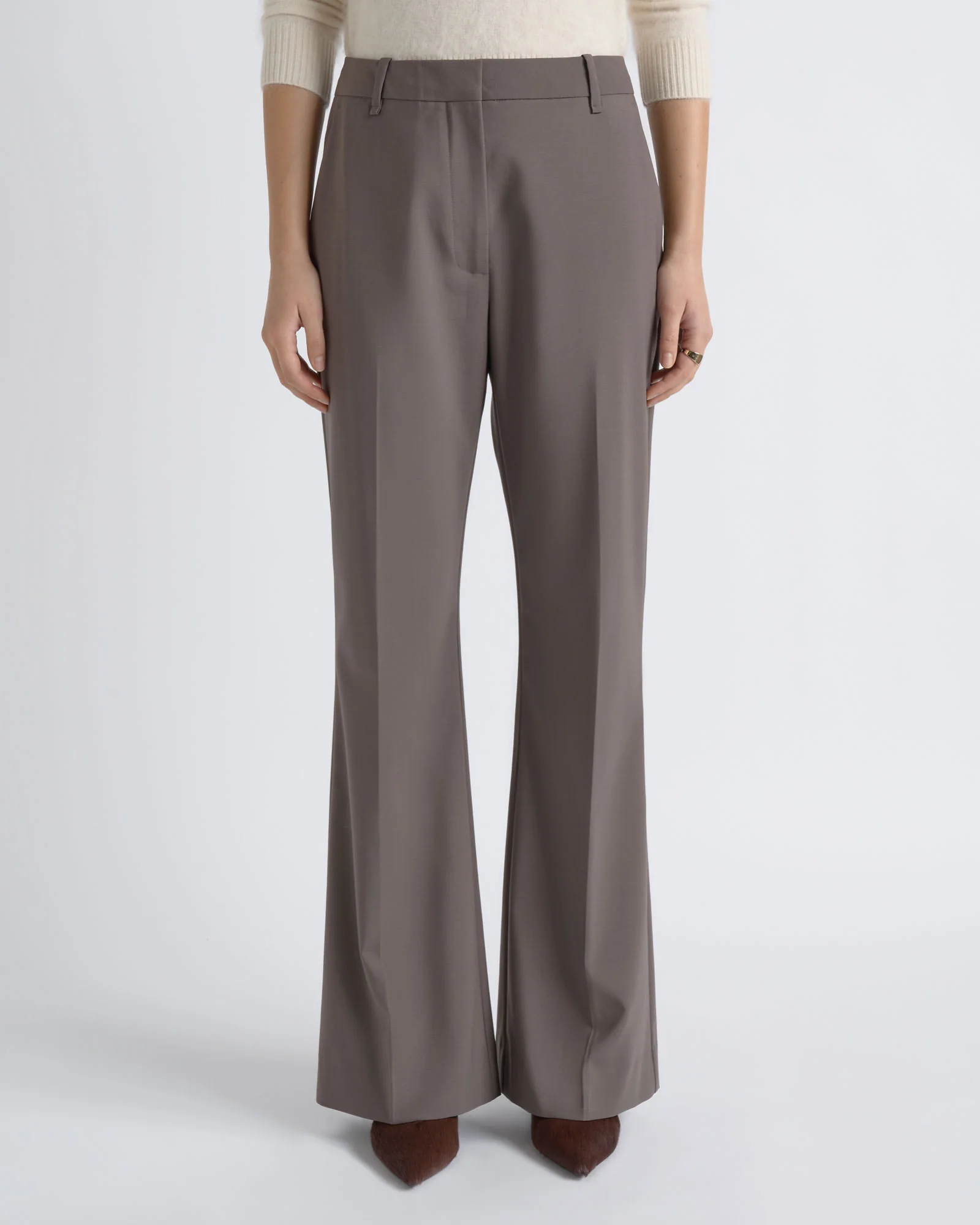 High Waisted Straight Leg Pant
