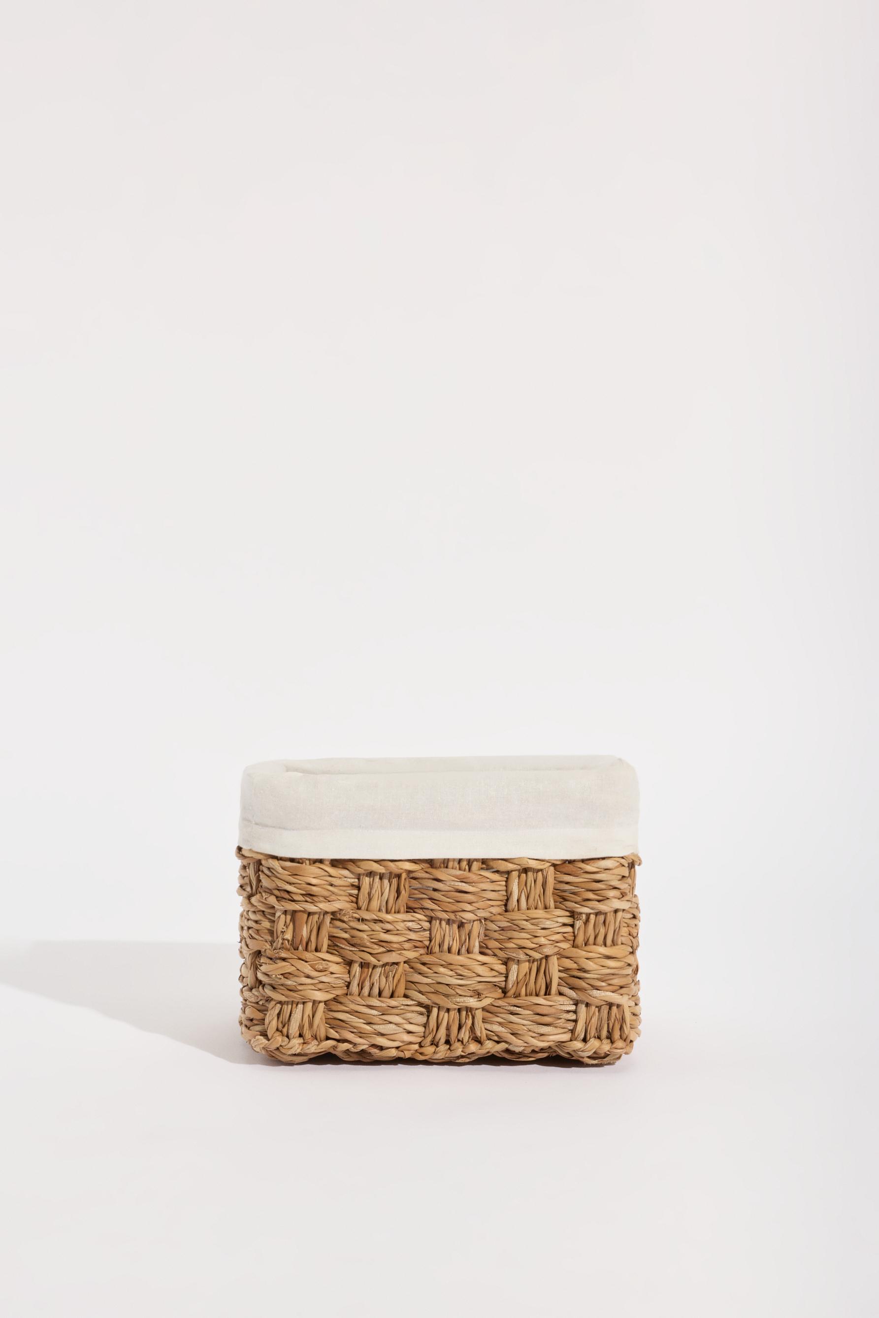 Cesta pequeña tejido interior 18 cm