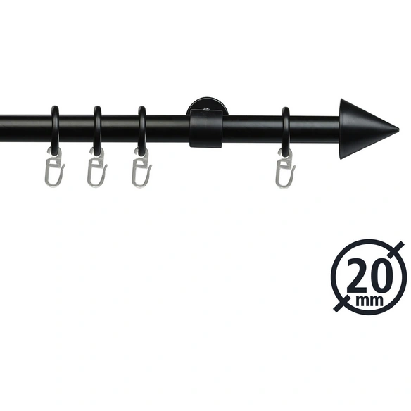 Stilgarnitur »Kegel«, Länge 2000 mm, Ø 20 mm, Kunststoff/Metall