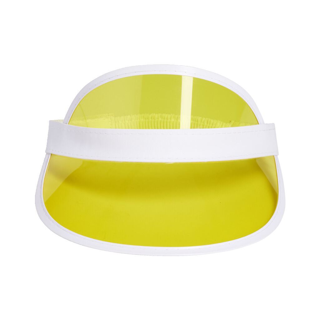 Casquette visière adulte jaune
