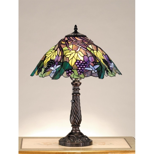 Meyda Tiffany Stained Glass / Tiffany Accent Table Lamp from the
