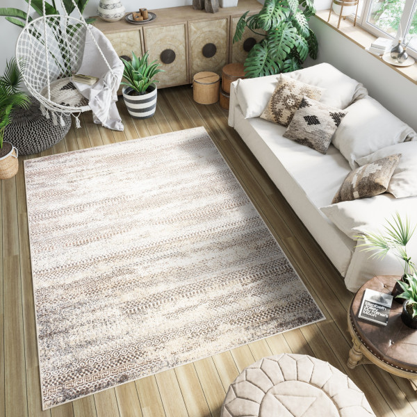 Dywan Chemex Petra Nowoczesny 5011 1 744 Beżowy 80x150