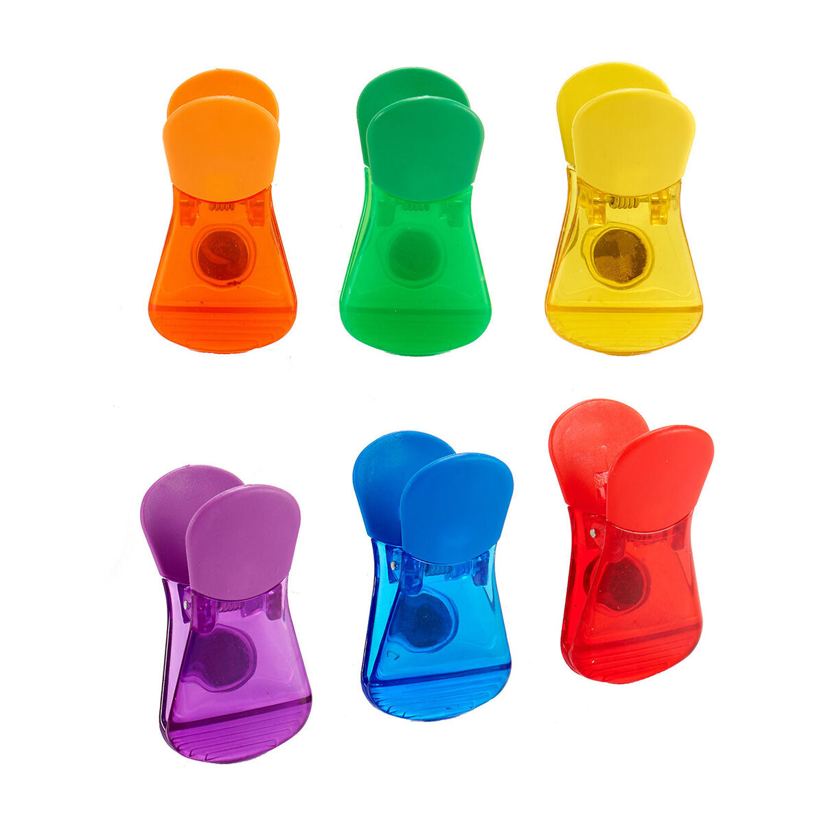 Conjunto de 6 molas clip magnéticas