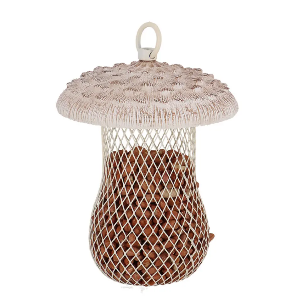 Best for Birds Voedersilo noten Fungi - PVC/ijzer - 13 x 18 cm