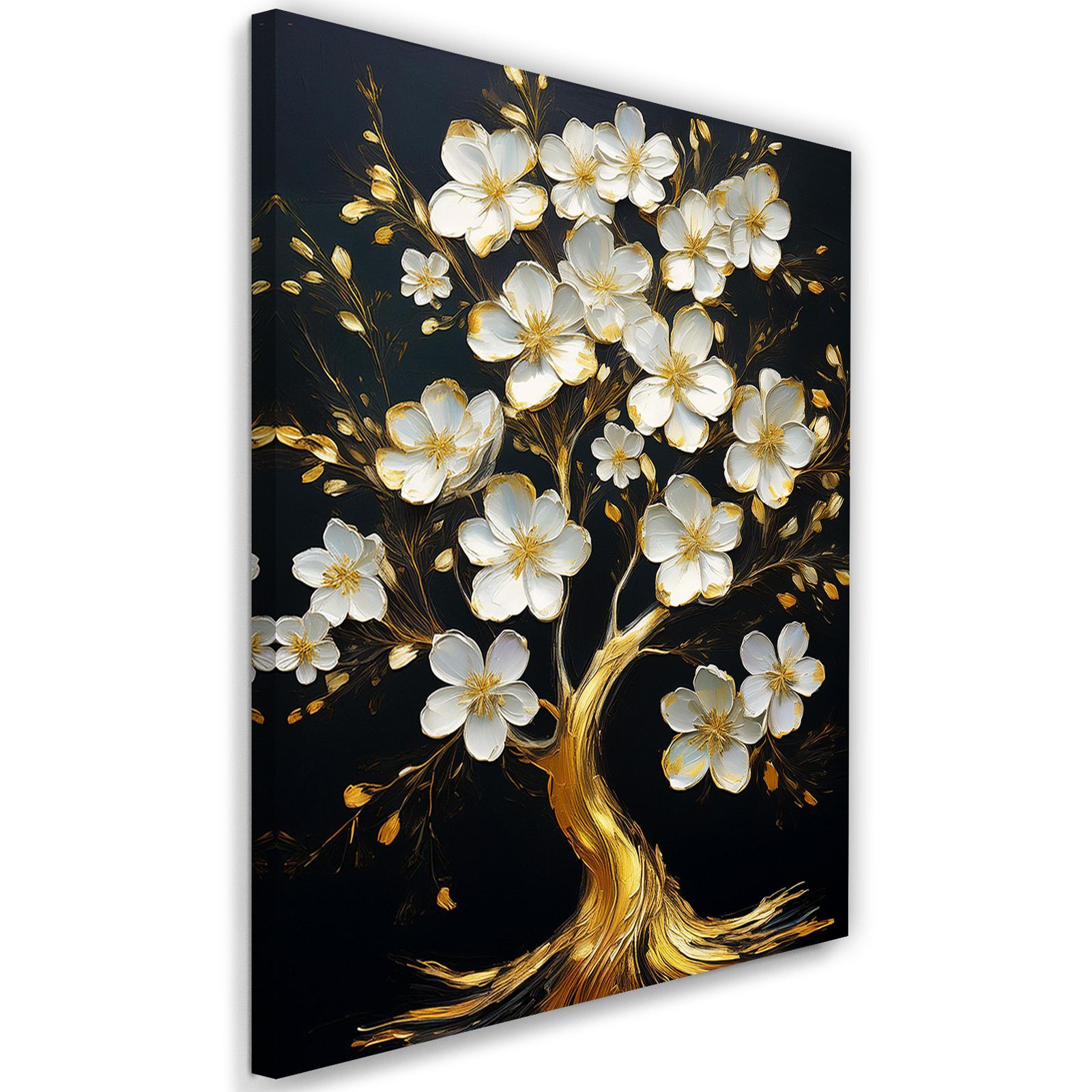 Feeby Obraz na płótnie, Drzewo Miłości Kwiaty Abstrakcja 40x60