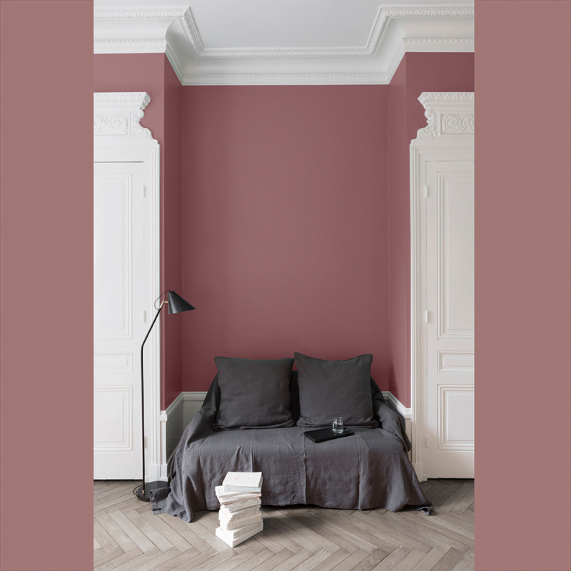 Peinture pour murs Velours de Peinture rose mercière mat 2,5 L LIBERON