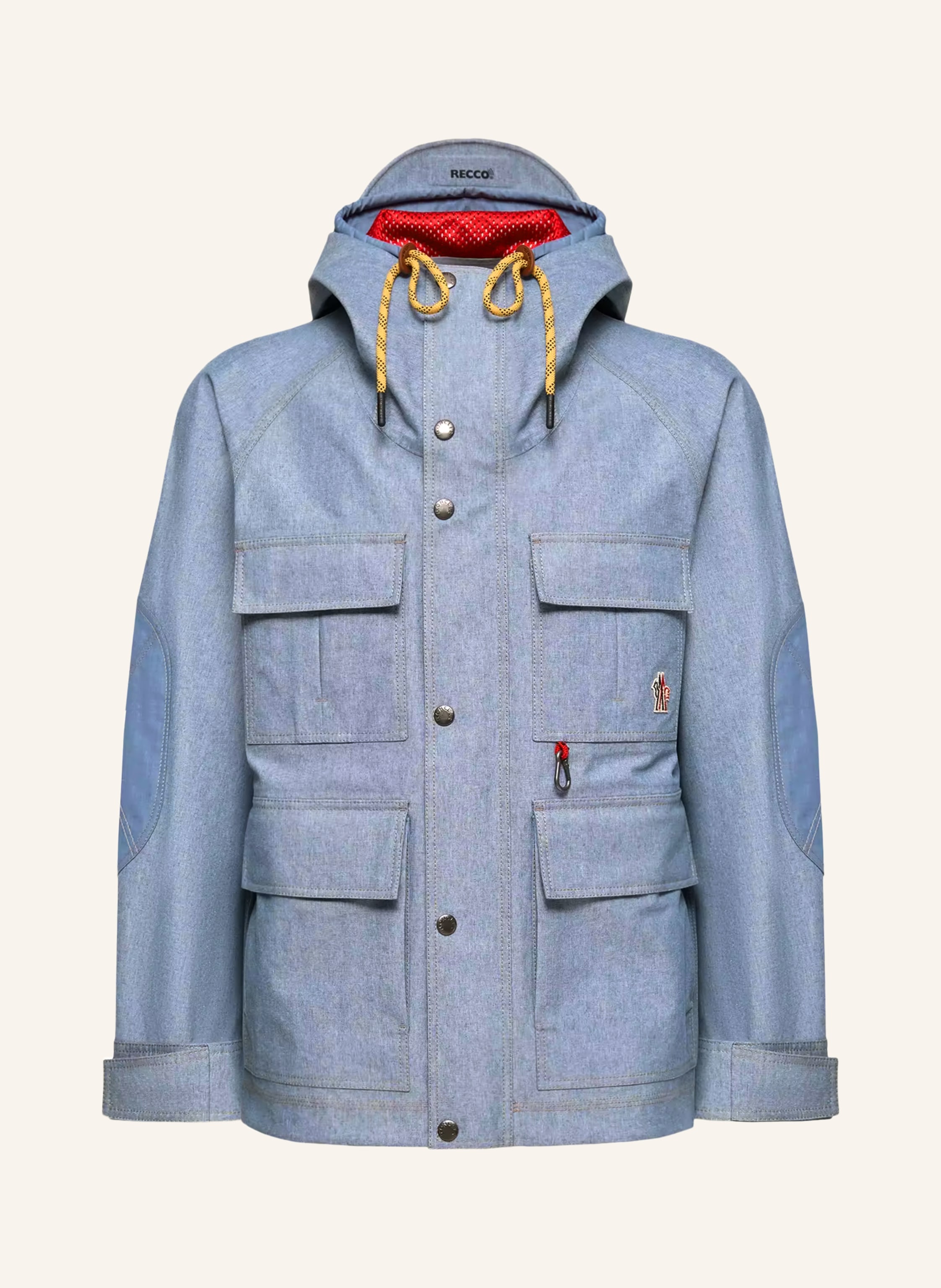 MONCLER GRENOBLE Fieldjacke AJACCIO in Jeansoptik