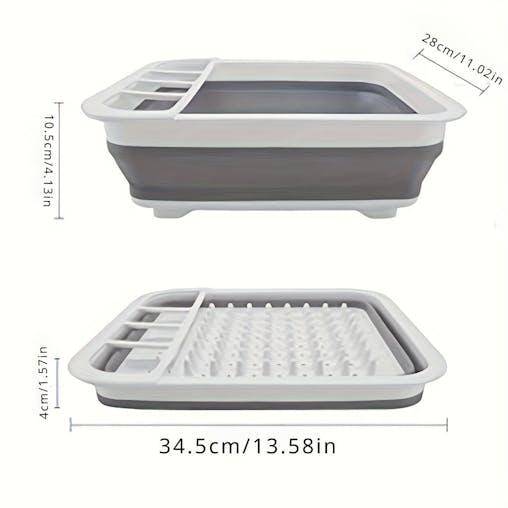 NNETM Dish Rack with Utensil Holder