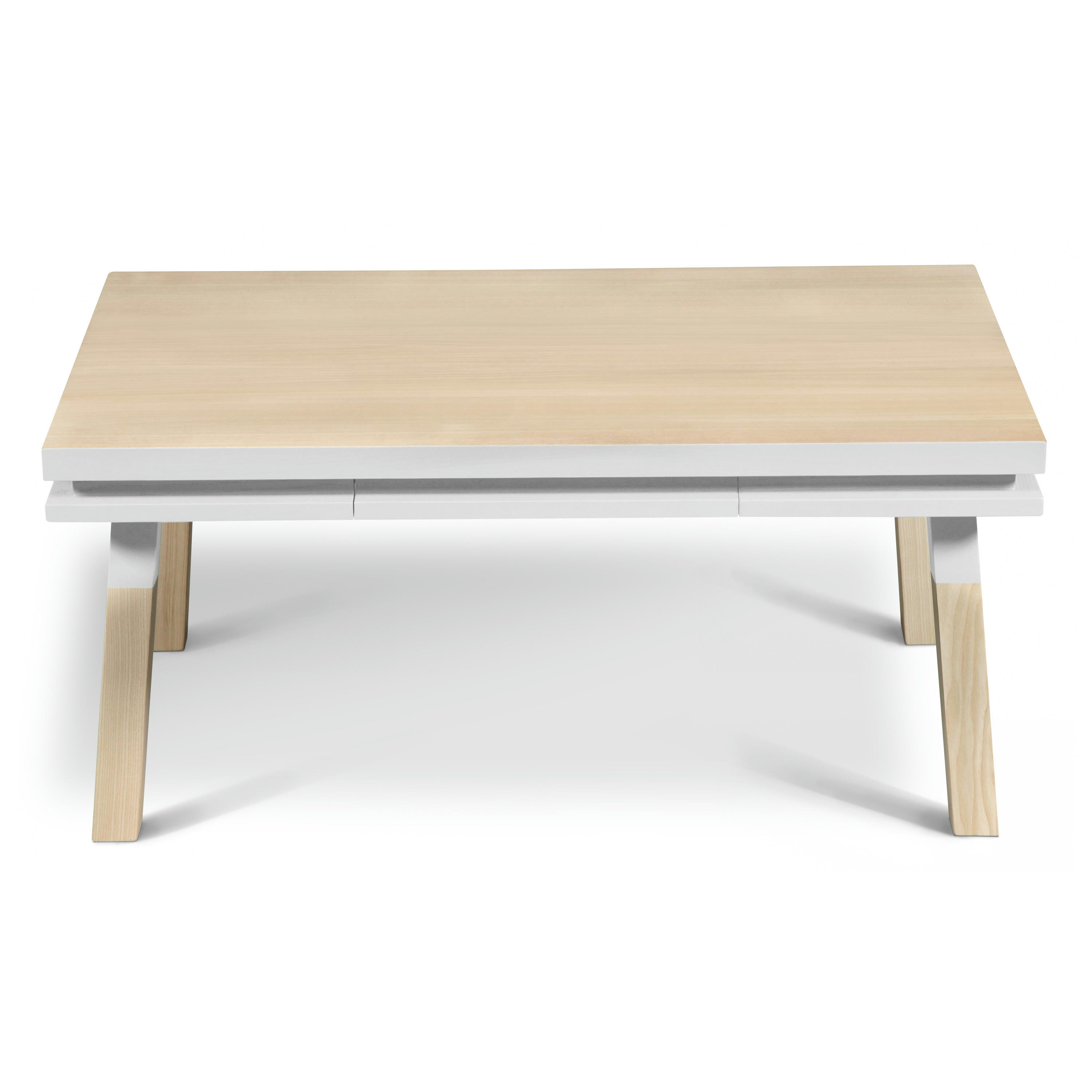 EGEE - Table basse avec tiroir 100 cm, 100% frêne massif