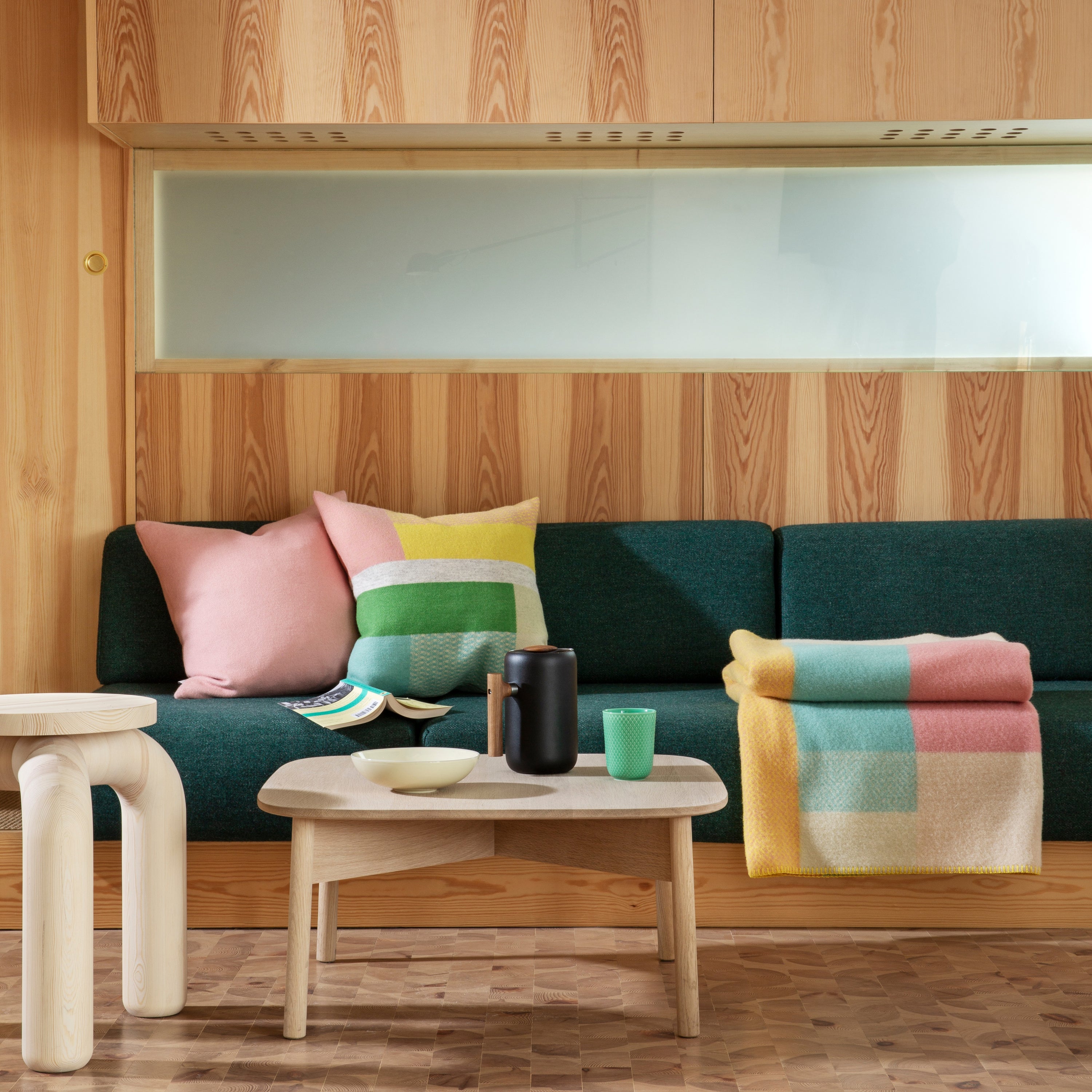 Røros Tweed Mikkel Plaid 135 x 200 cm - Pastel