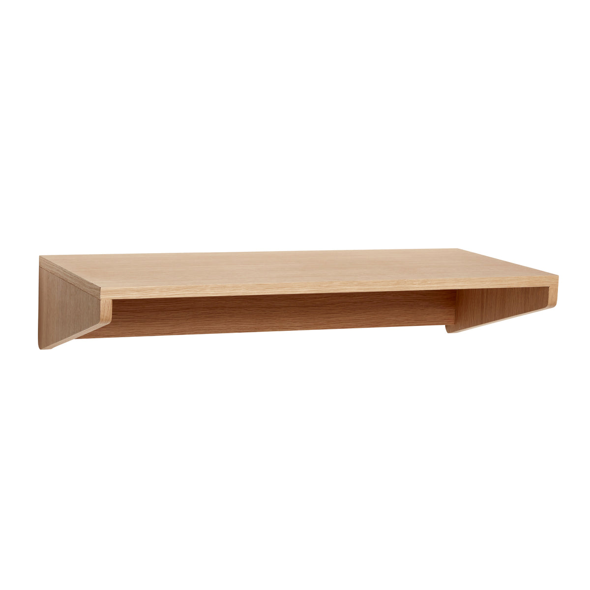 Hübsch wandbureau Folk - mdf/eiken fineer/eiken hout - 80x35xh15cm
