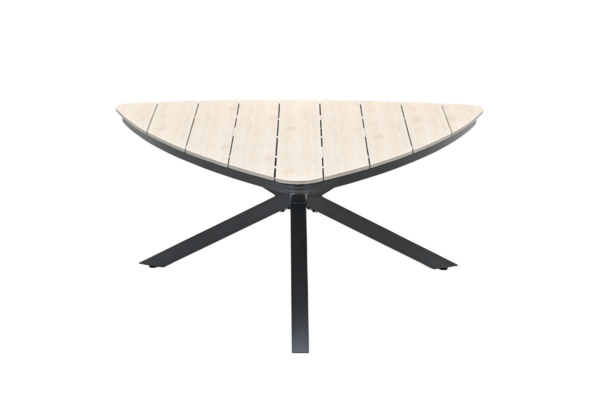 Garden Impressions Edison triangel tuintafel - 170 cm - light teak Vironwood